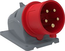 Вилка кабельная накладная IEK Magnum ССИ-525 32А 3Р+РЕ+N 400В IР44 красный картинка 